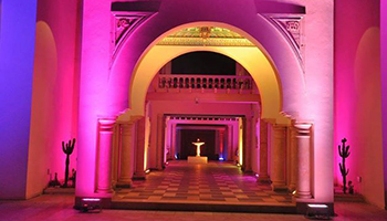 GBR lights make Tunisian wedding beautiful